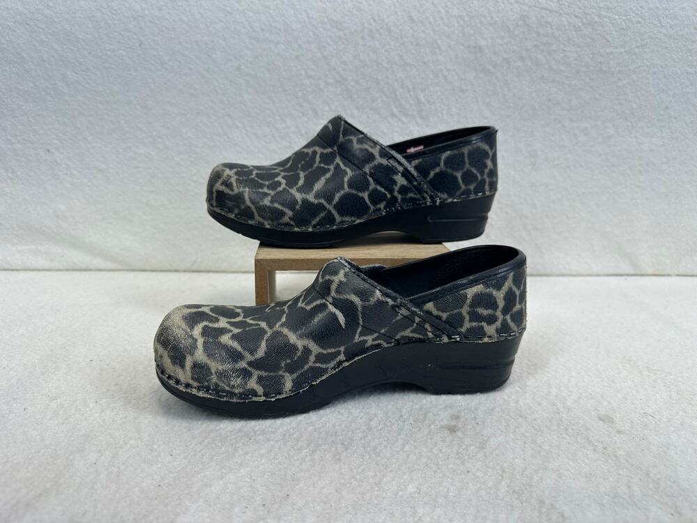 Sanita Professional Danish Women's Shoes, Leopard Print Women's EU SZ 37